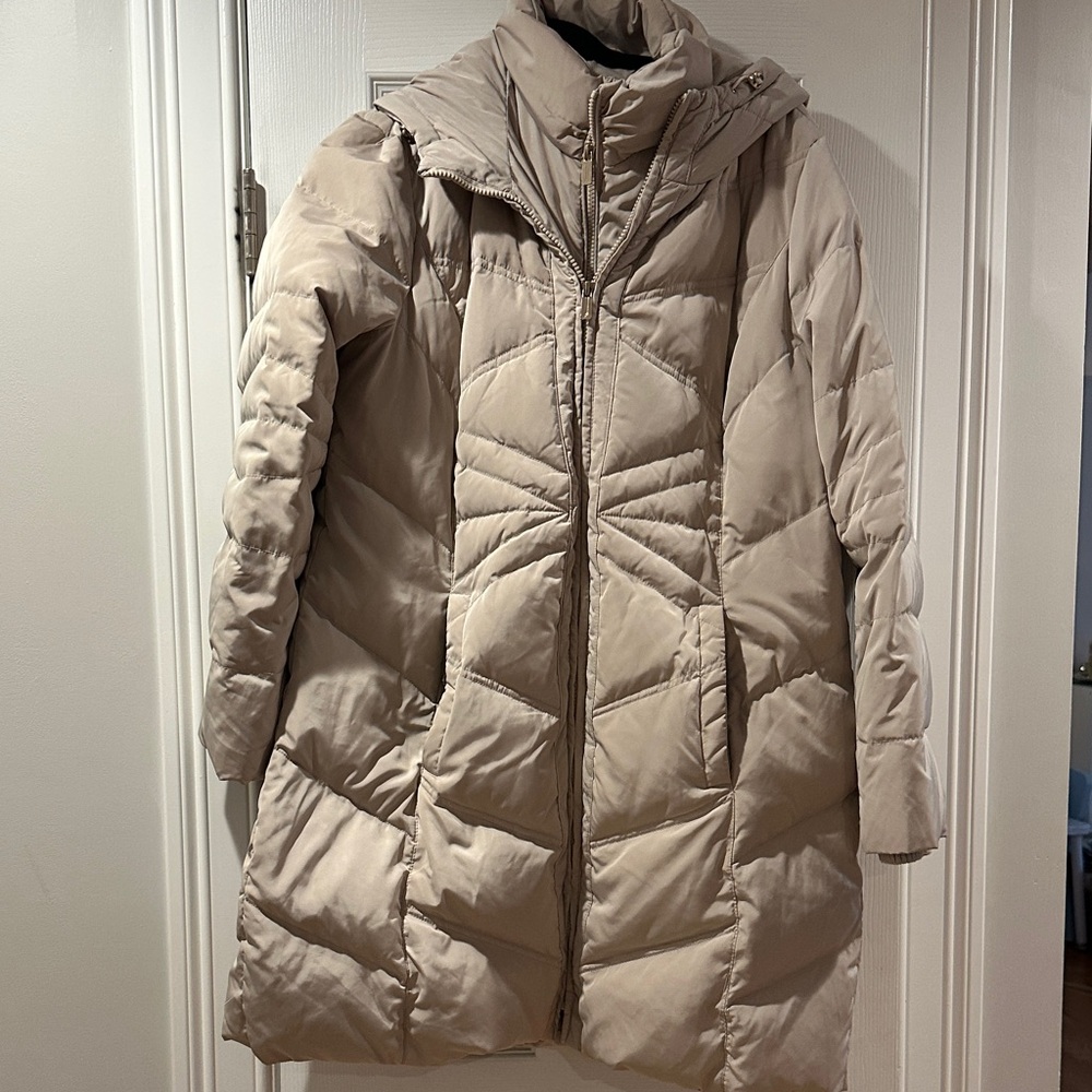 Jones New York Double Zipper Puffer Coat